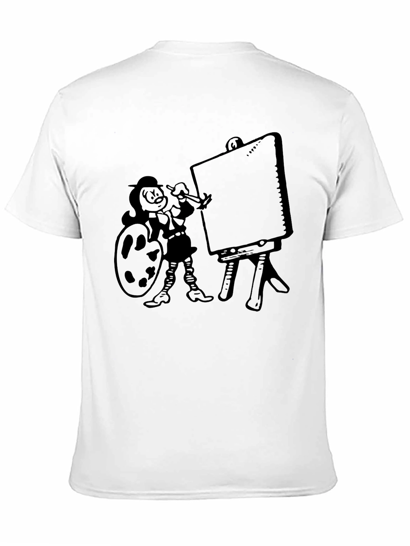 Cartoon Artist Graphic Tee
