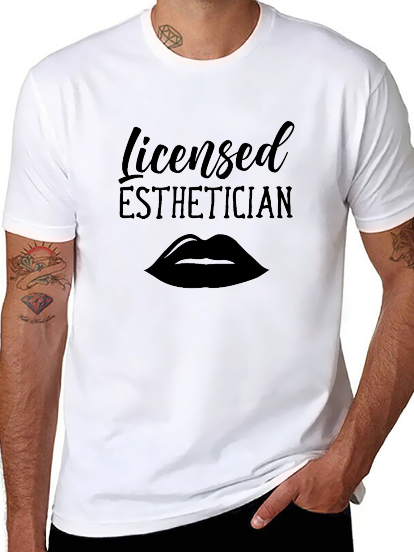 Licensed Esthetician Graphic T-Shirt