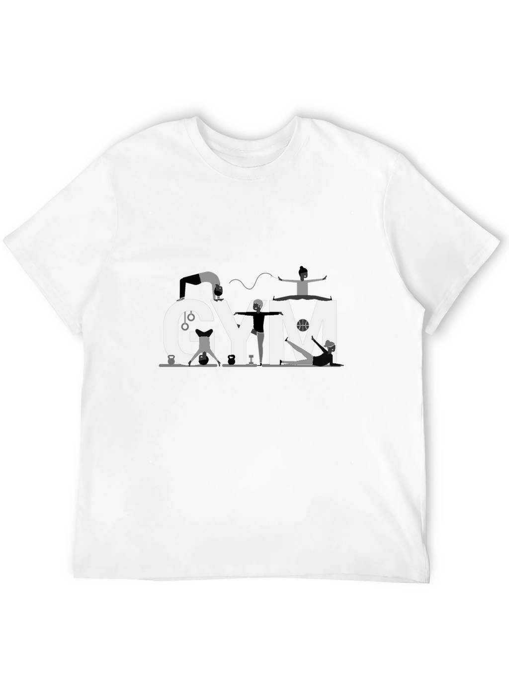 Gym Enthusiast Black T-Shirt