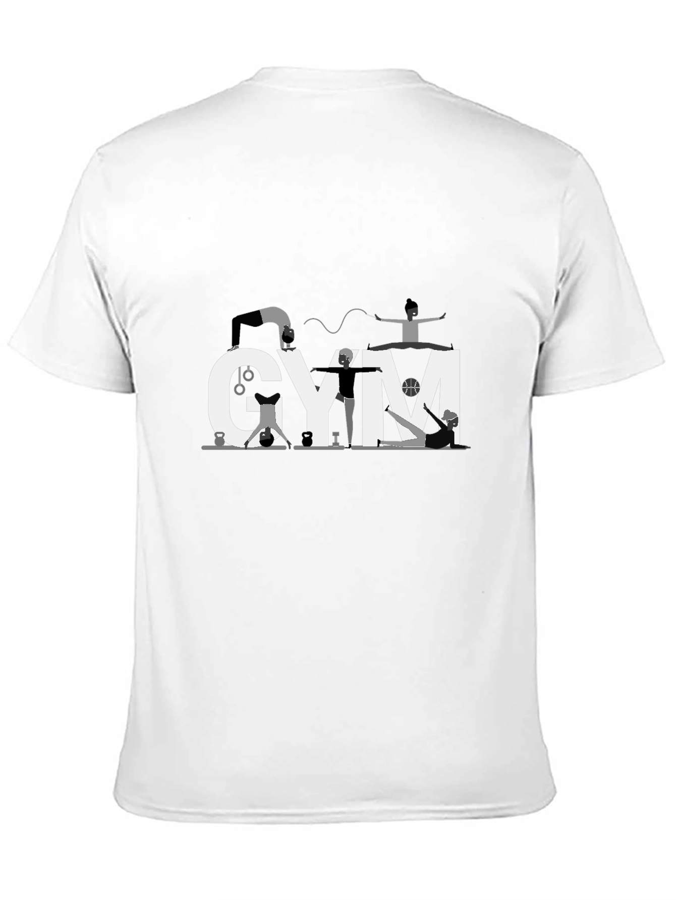 Gym Enthusiast Black T-Shirt