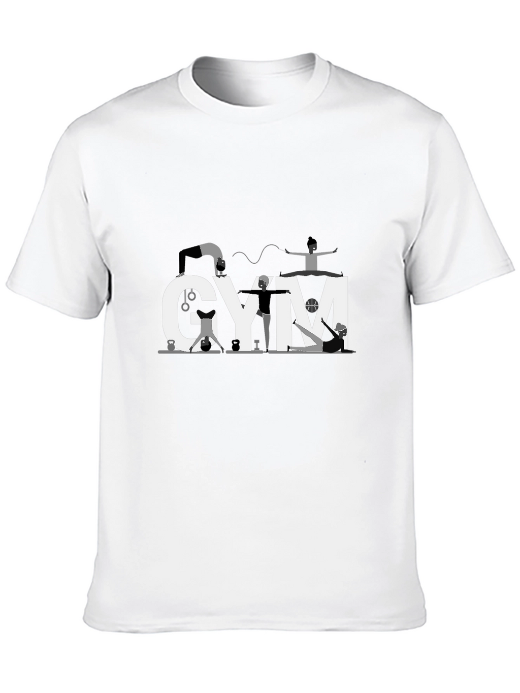 Gym Enthusiast Black T-Shirt