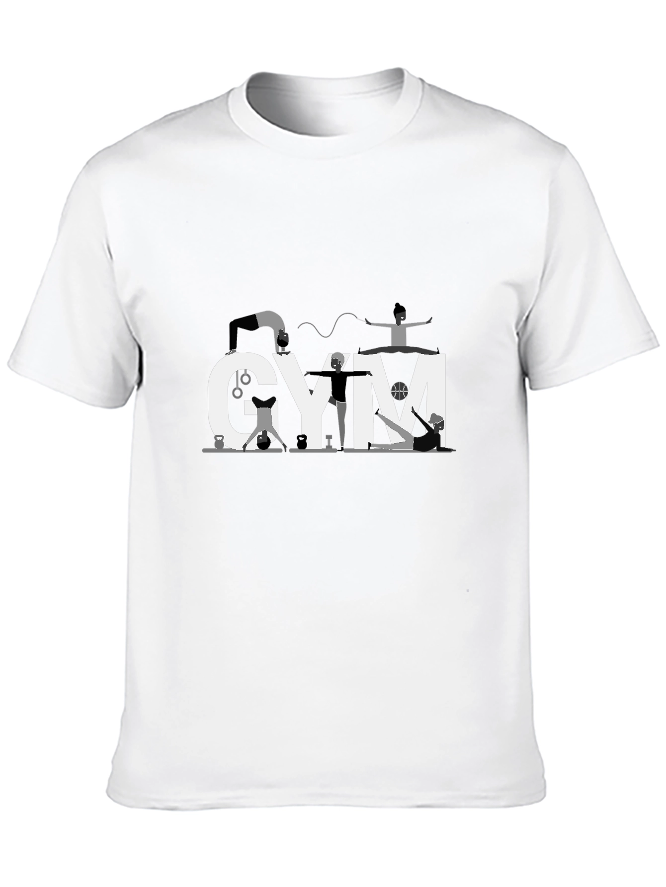 Gym Enthusiast Black T-Shirt