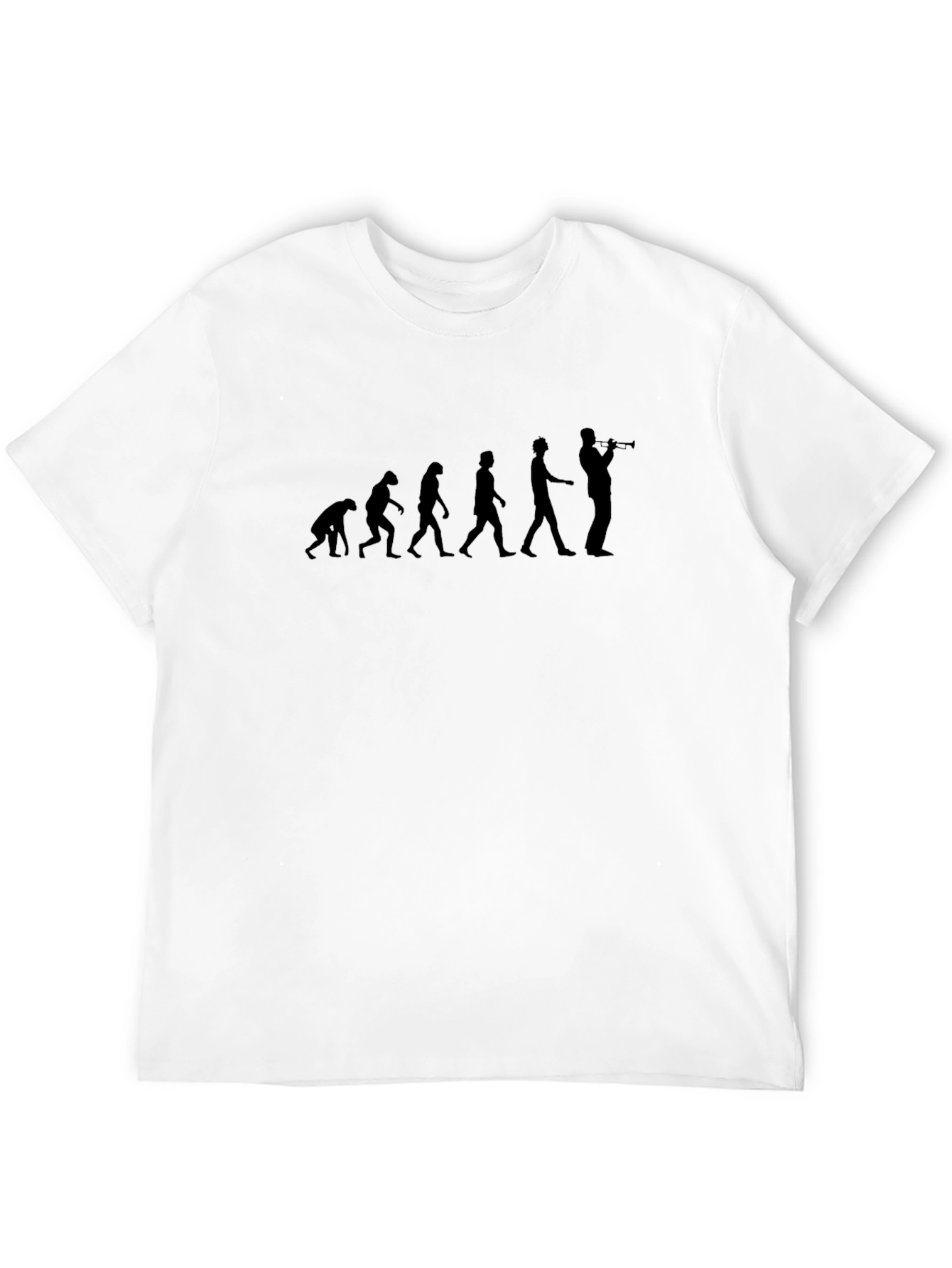 Evolution of Musician Black T-Shirt