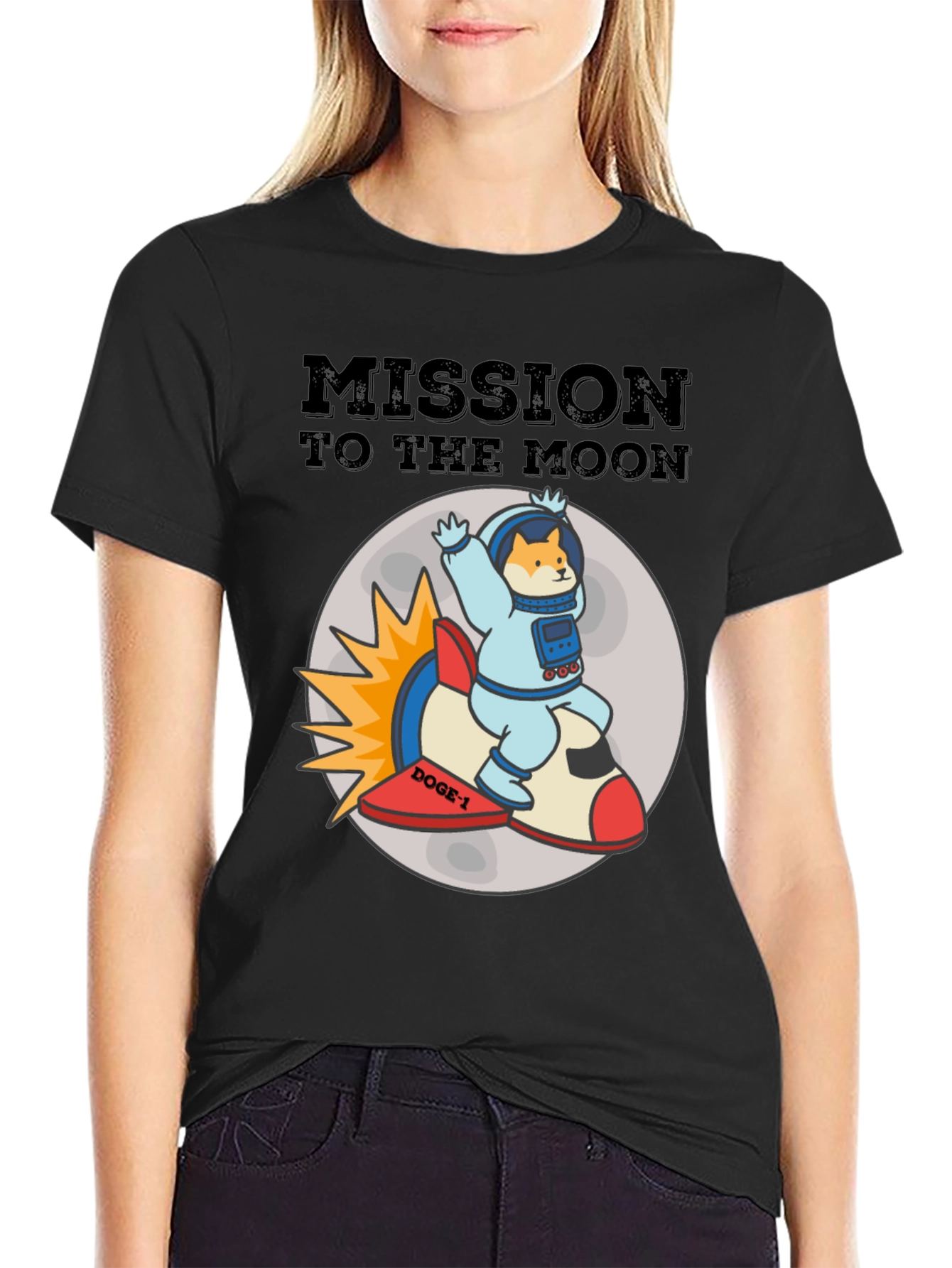 Mission To The Moon Doge T-Shirt