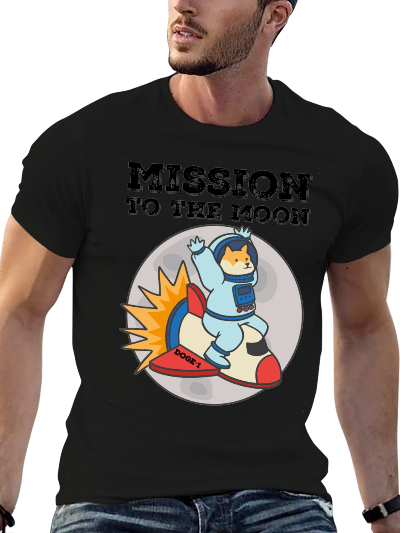 Mission To The Moon Doge T-Shirt