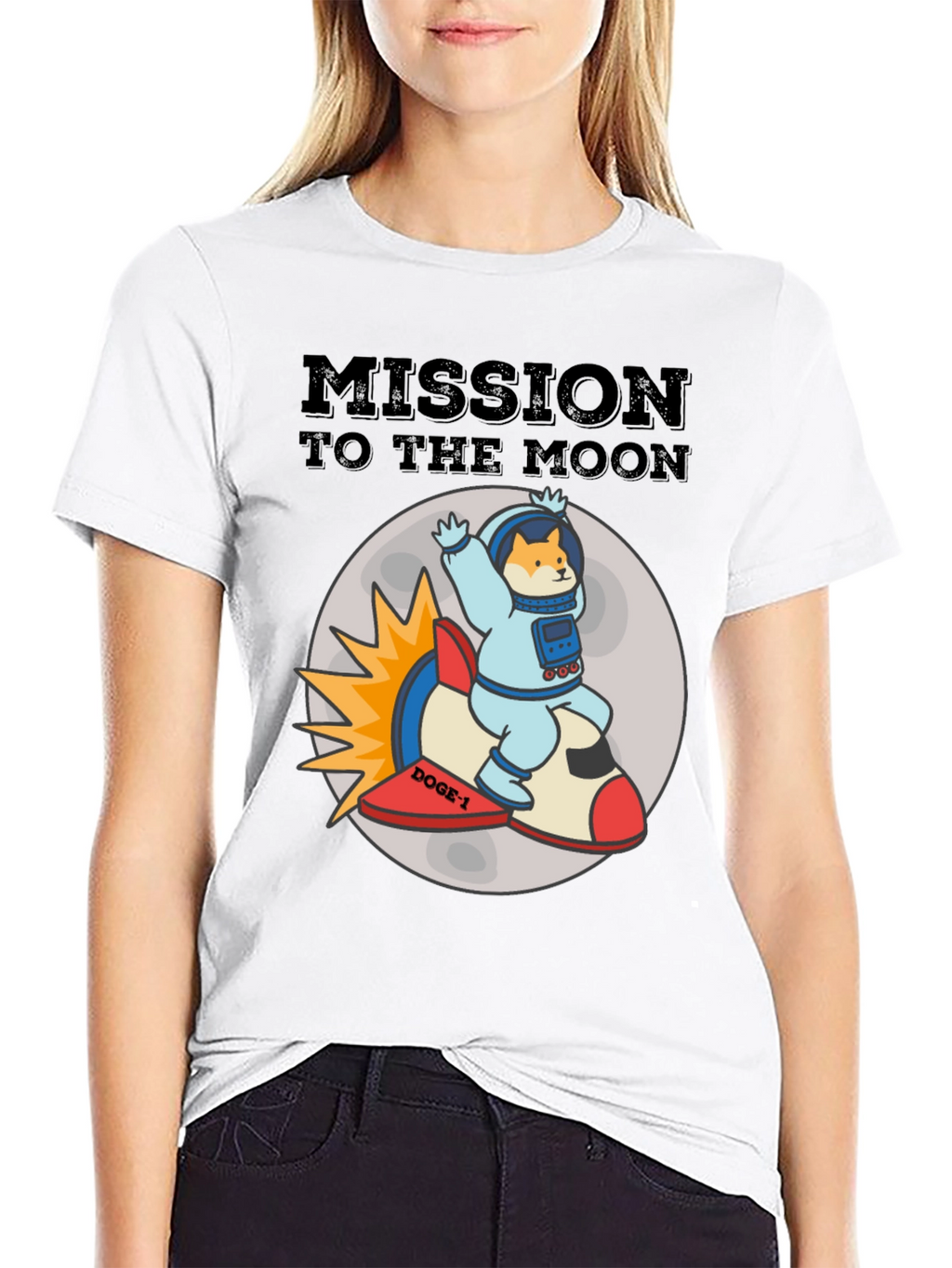 Mission To The Moon Doge T-Shirt