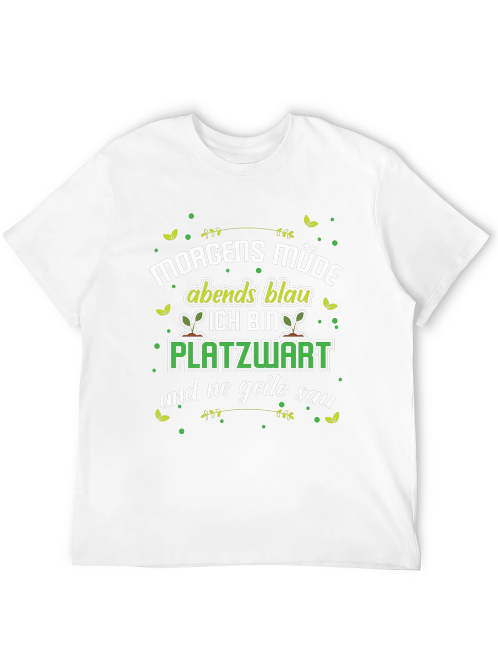 Morgens Müde Platzwart Funny T-Shirt