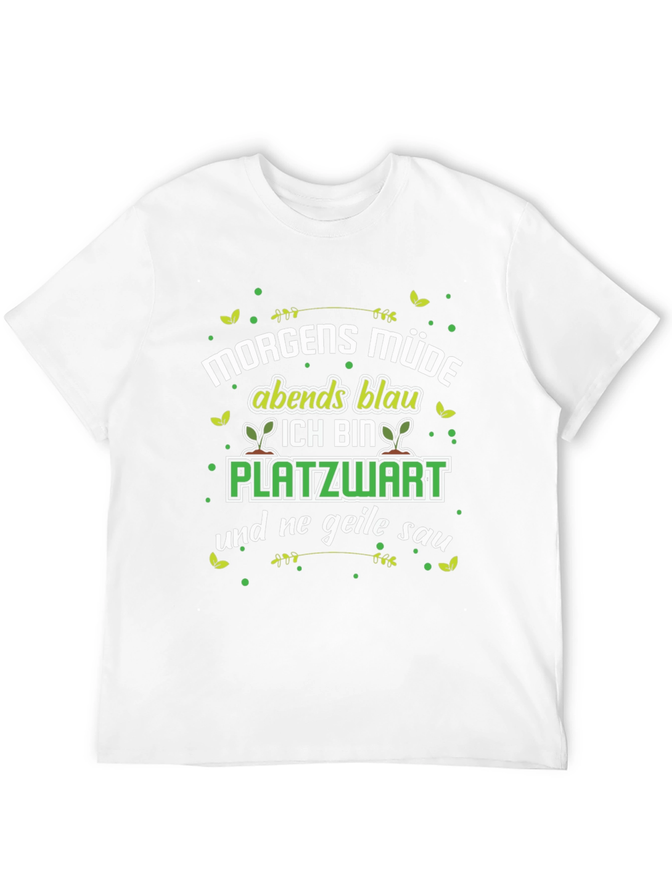 Morgens Müde Platzwart Funny T-Shirt