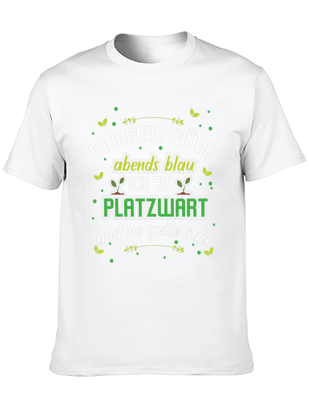 Morgens Müde Platzwart Funny T-Shirt