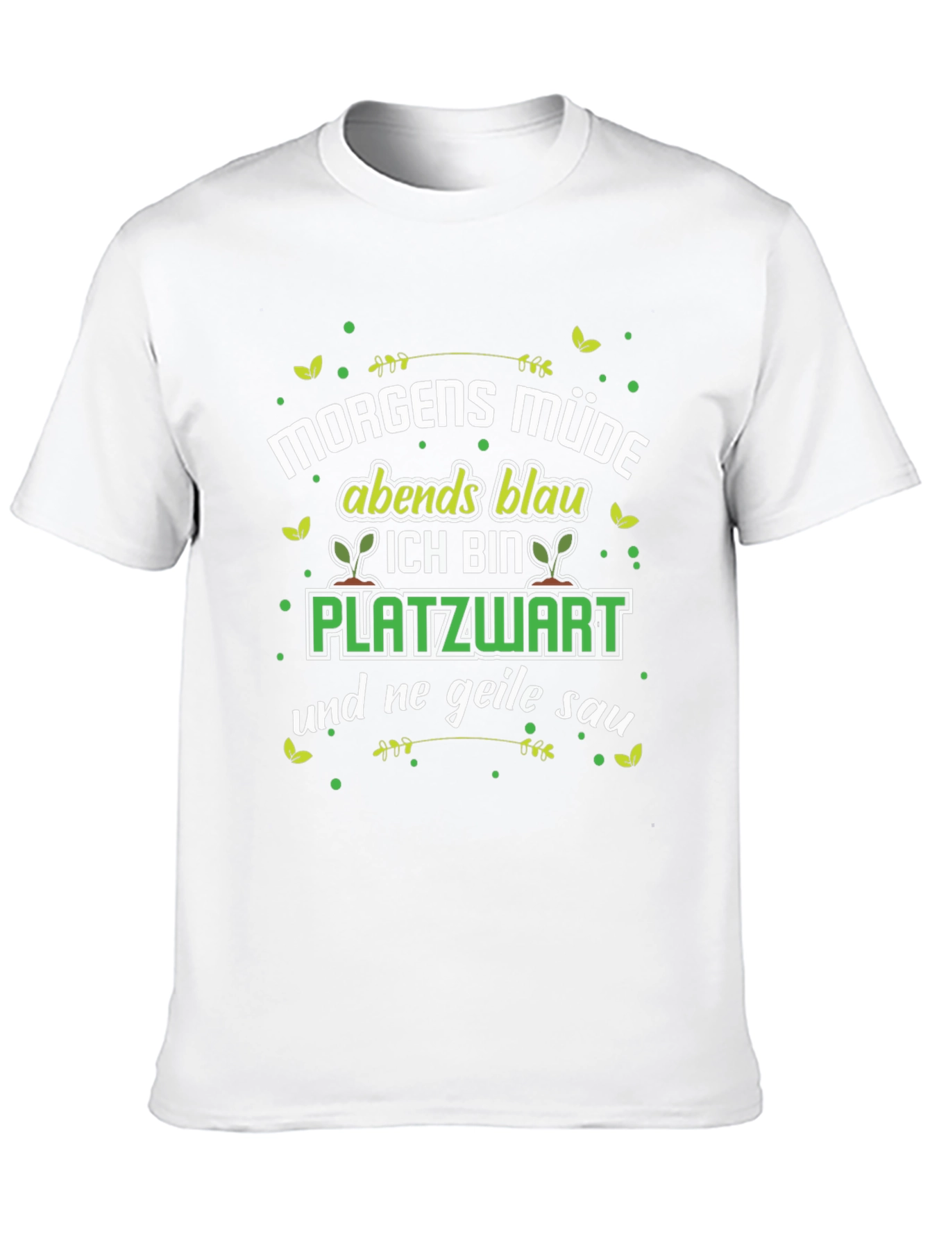 Morgens Müde Platzwart Funny T-Shirt