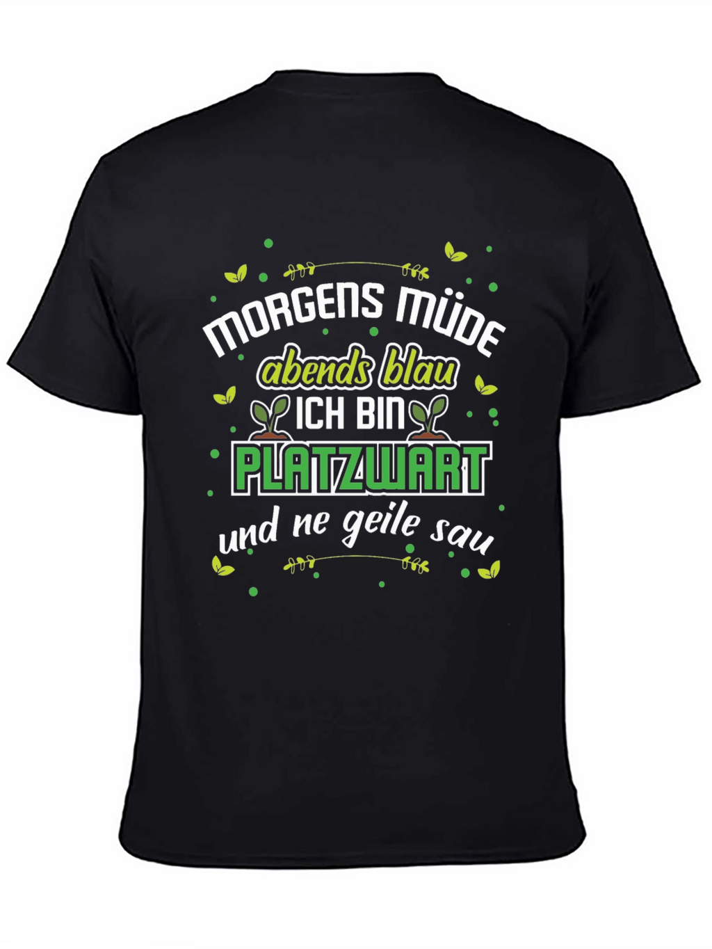 Morgens Müde Platzwart Funny T-Shirt
