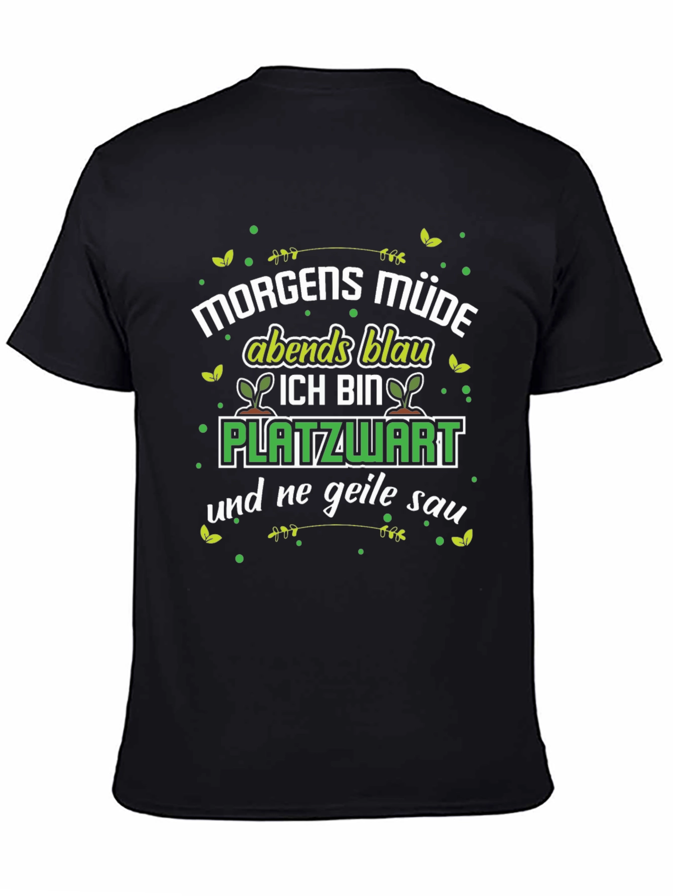 Morgens Müde Platzwart Funny T-Shirt