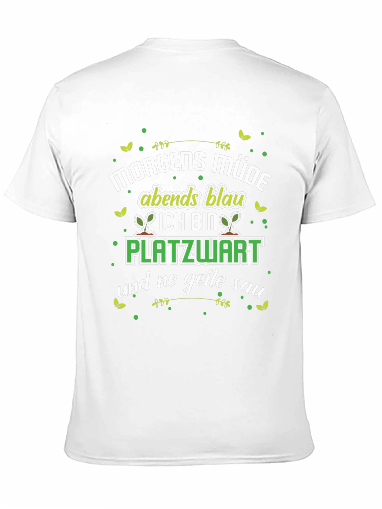 Morgens Müde Platzwart Funny T-Shirt