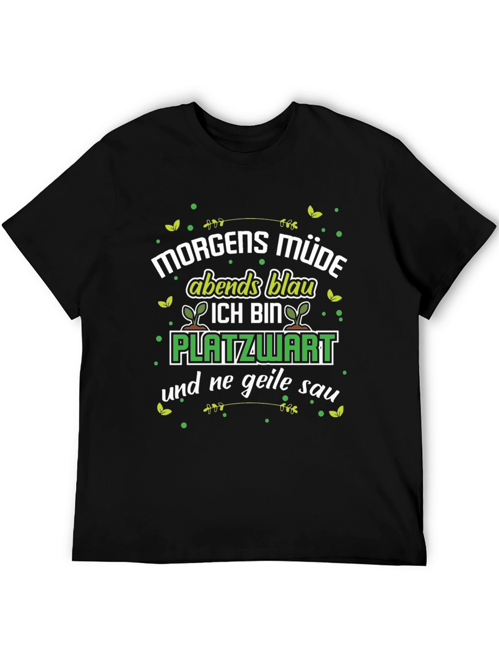 Morgens Müde Platzwart Funny T-Shirt