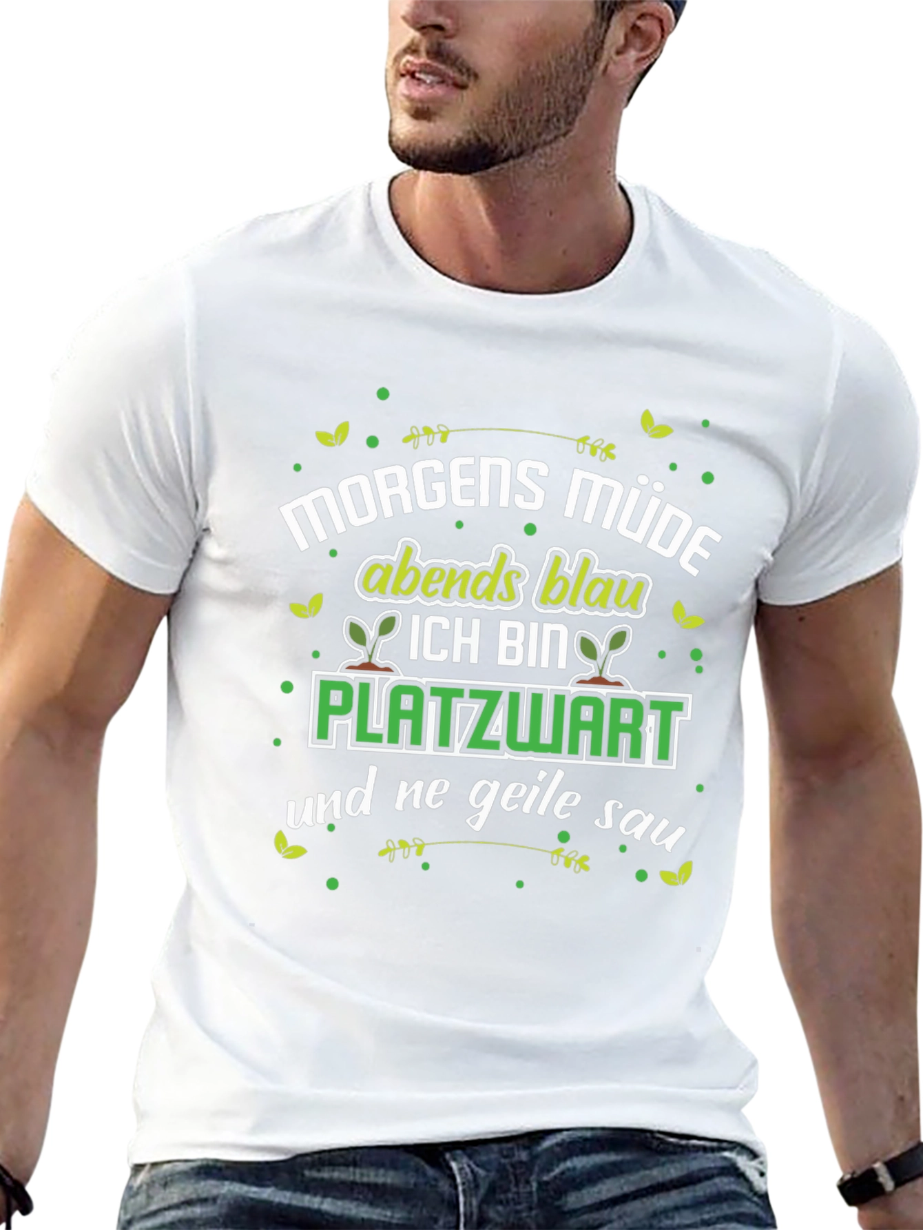Morgens Müde Platzwart Funny T-Shirt