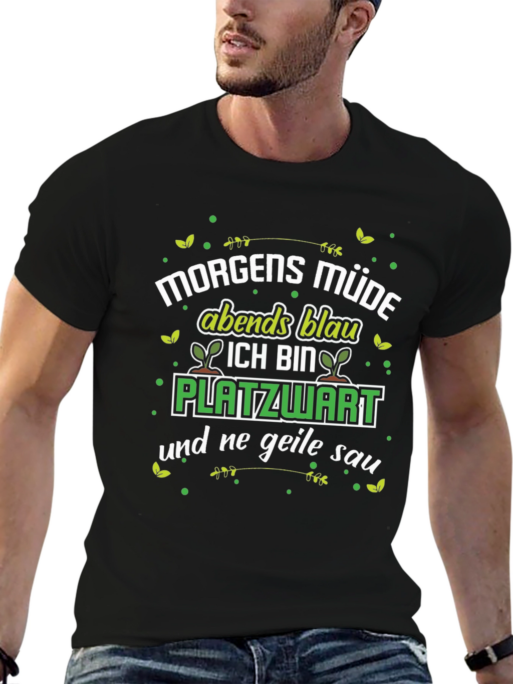 Morgens Müde Platzwart Funny T-Shirt