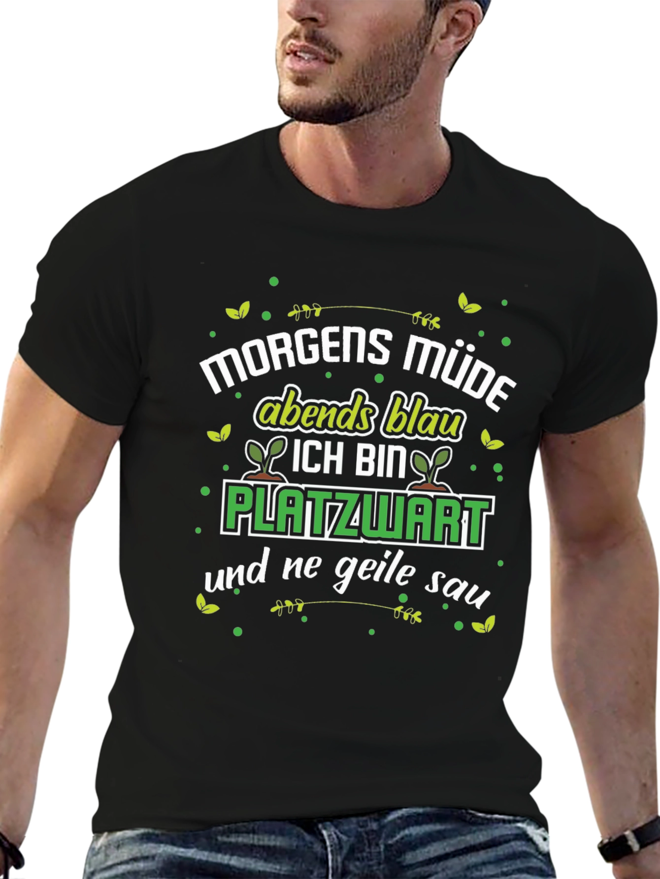 Morgens Müde Platzwart Funny T-Shirt
