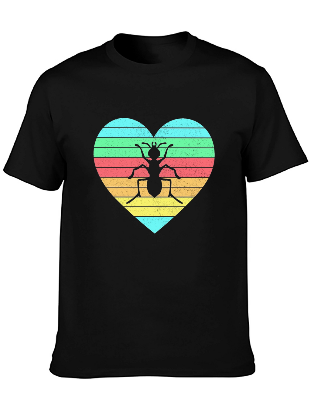 Ant Heart T-Shirt - Fun Graphic Tee