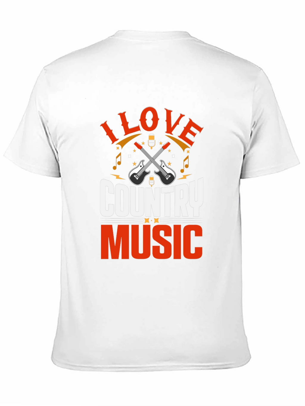 I Love Country Music Graphic T-Shirt