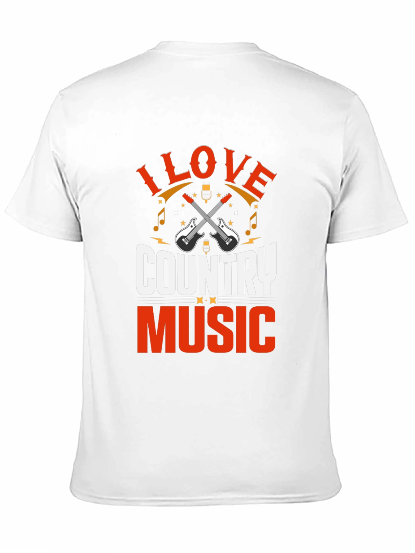 I Love Country Music Graphic T-Shirt
