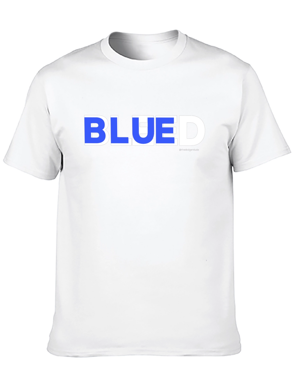 Blued Mens Graphic T-Shirt - Black