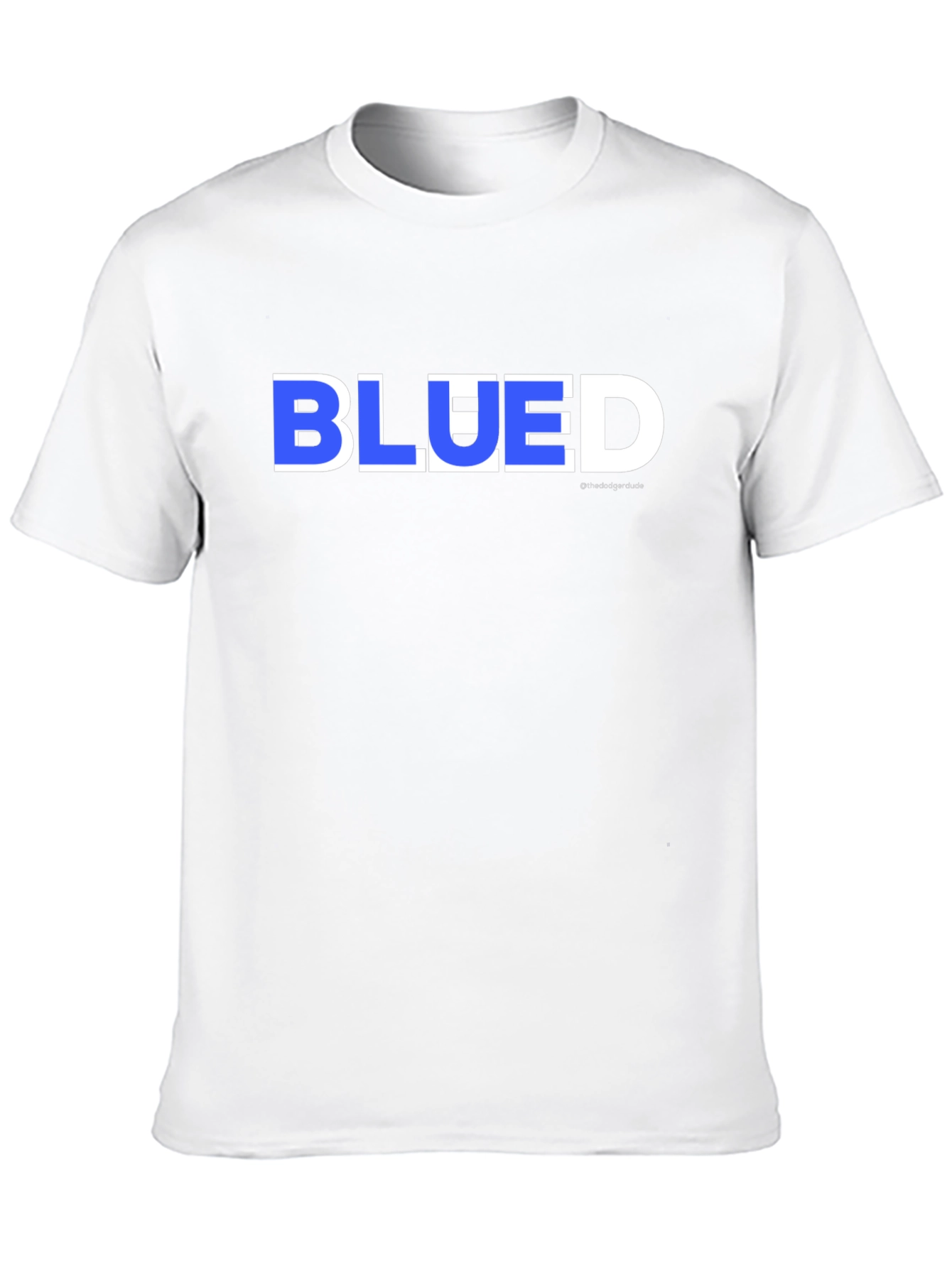 Blued Mens Graphic T-Shirt - Black