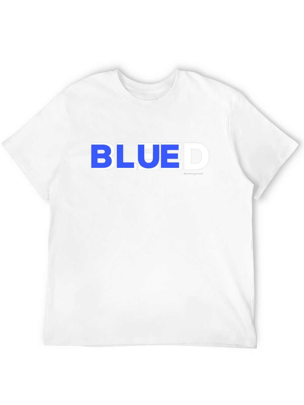 Blued Mens Graphic T-Shirt - Black