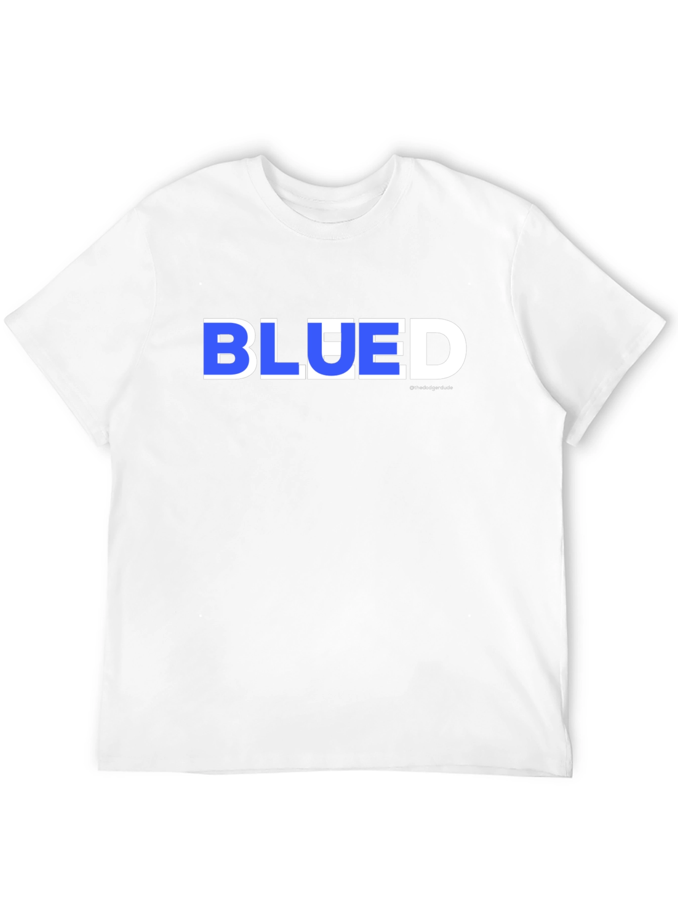 Blued Mens Graphic T-Shirt - Black