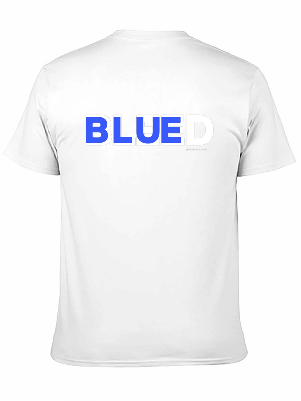 Blued Mens Graphic T-Shirt - Black