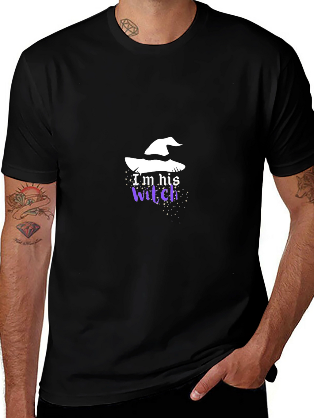 Im His Witch T-Shirt Halloween Costume