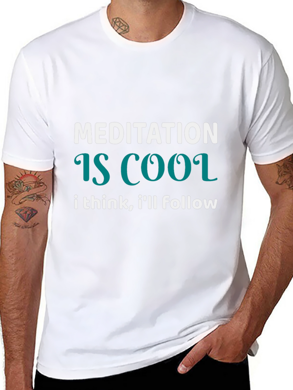Meditation Is Cool Graphic Tee - Unisex
