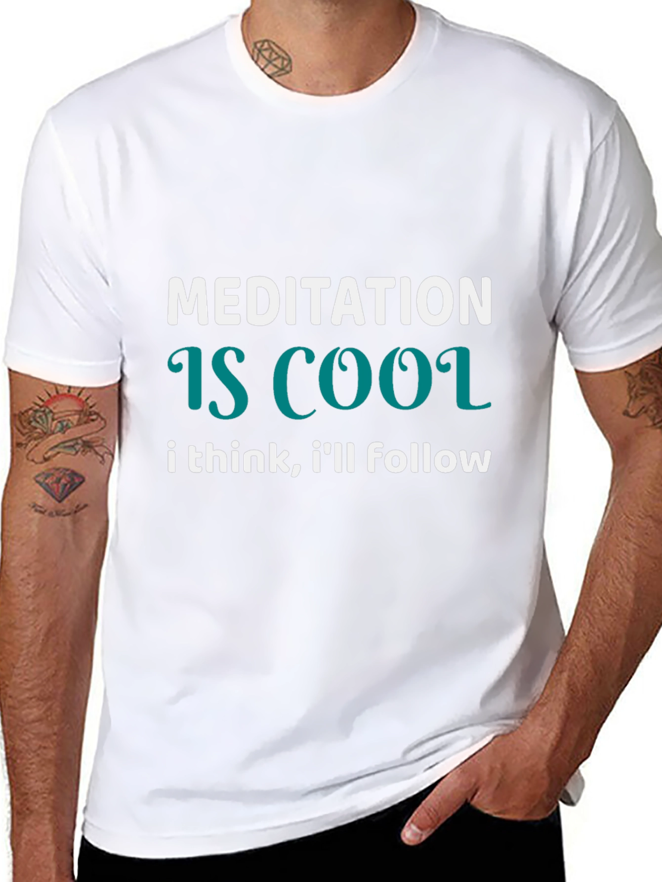 Meditation Is Cool Graphic Tee - Unisex