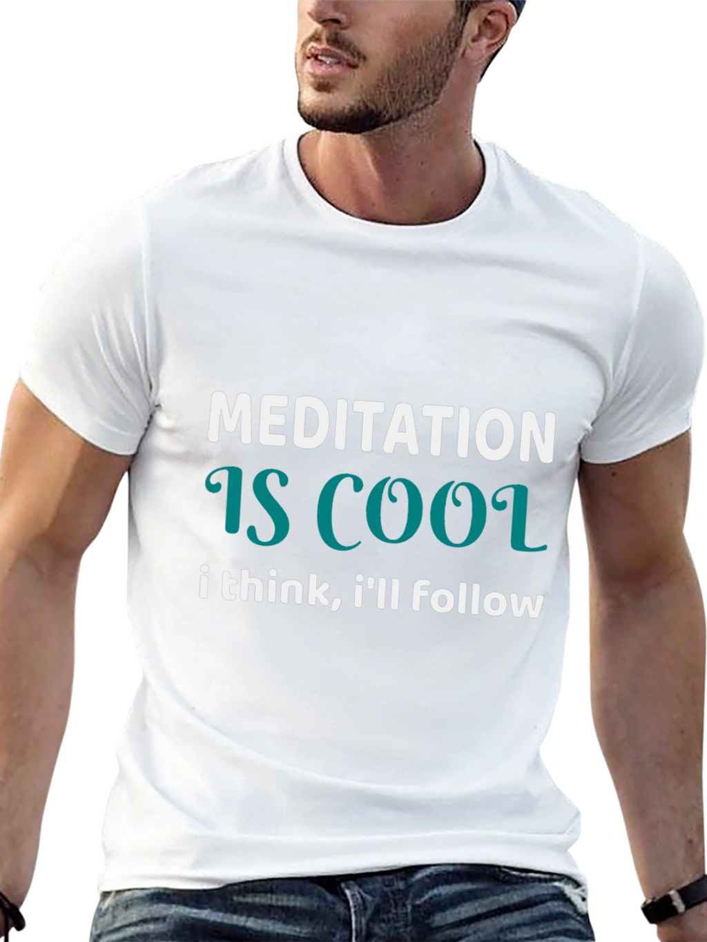 Meditation Is Cool Graphic Tee - Unisex