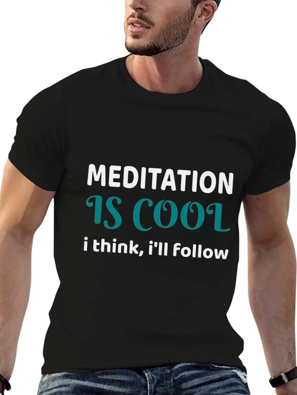 Meditation Is Cool Graphic Tee - Unisex