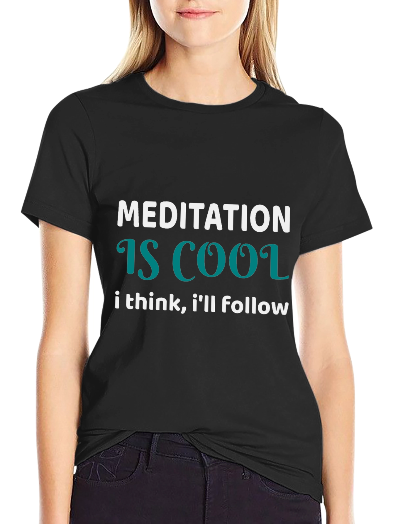 Meditation Is Cool Graphic Tee - Unisex