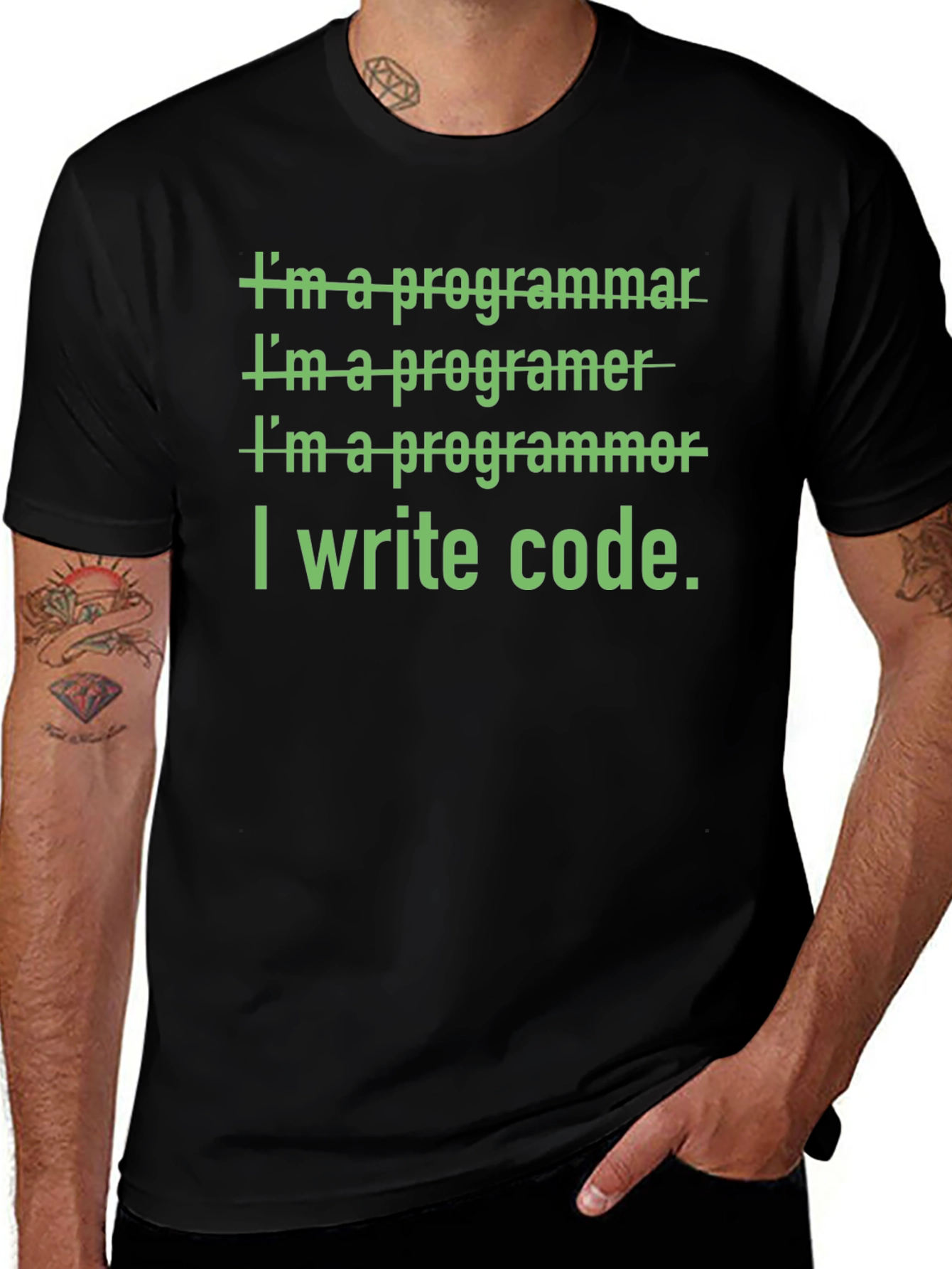 I Write Code T-Shirt - Programmer Humor