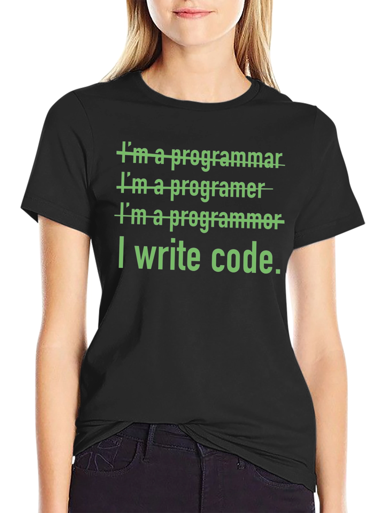 I Write Code T-Shirt - Programmer Humor