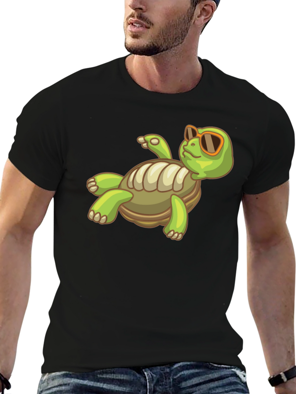 Cool Turtle Graphic Tee