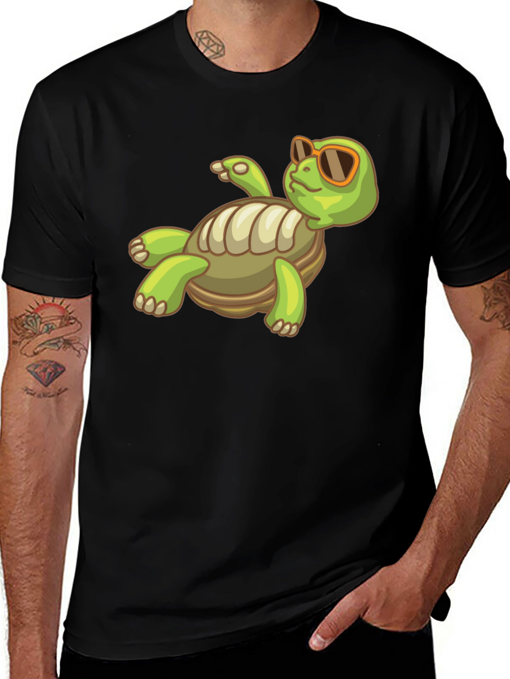 Cool Turtle Graphic Tee
