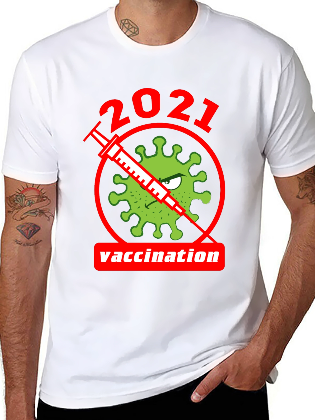 2021 Vaccination Graphic Tee