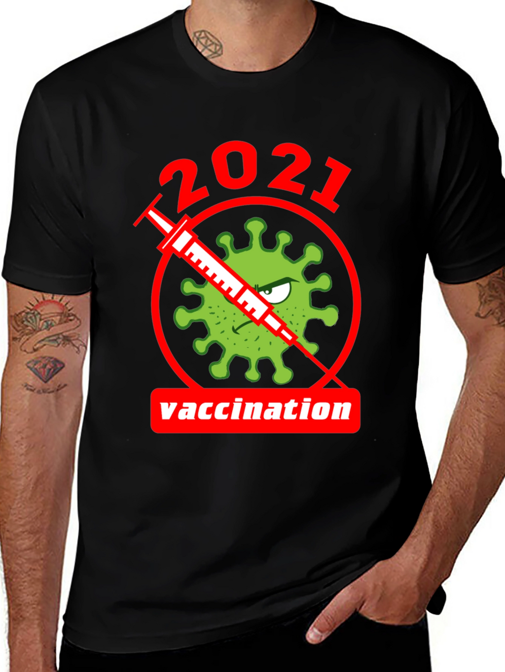 2021 Vaccination Graphic Tee