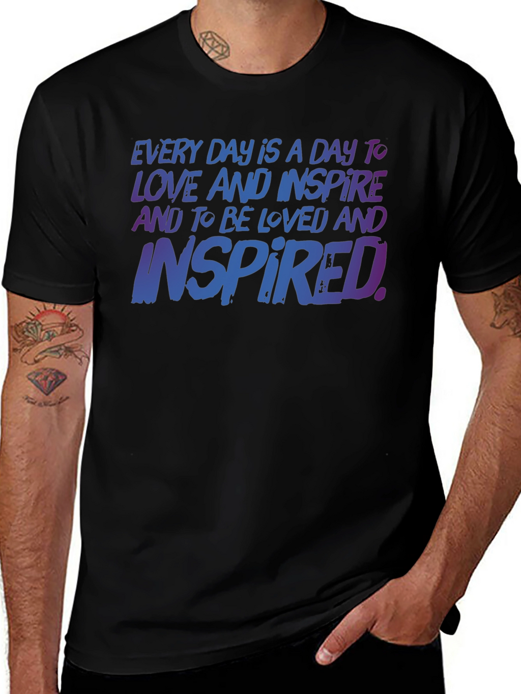 Inspirational T-Shirt: Love & Inspire Every Day