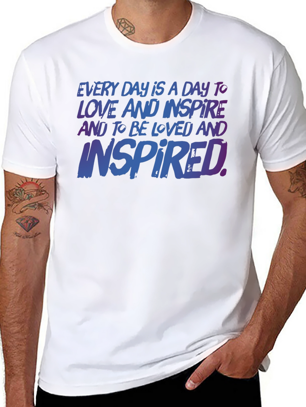 Inspirational T-Shirt: Love & Inspire Every Day