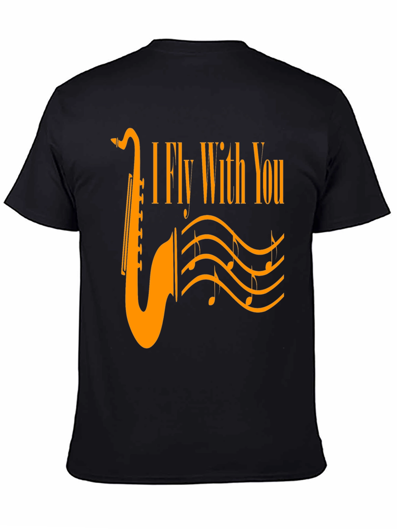 I Fly With You Saxophone Graphic T-Shirt
