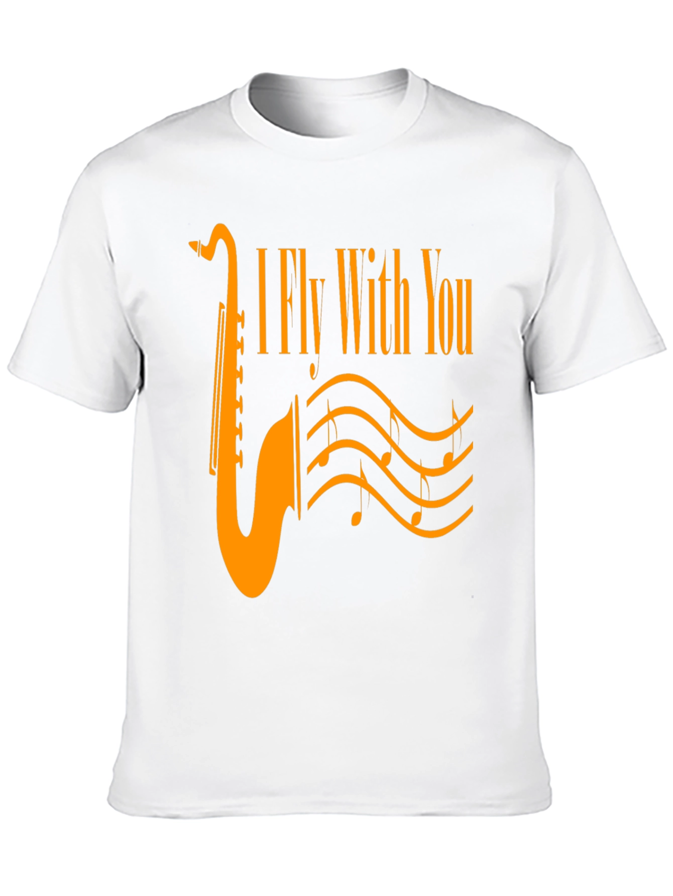 I Fly With You Saxophone Graphic T-Shirt