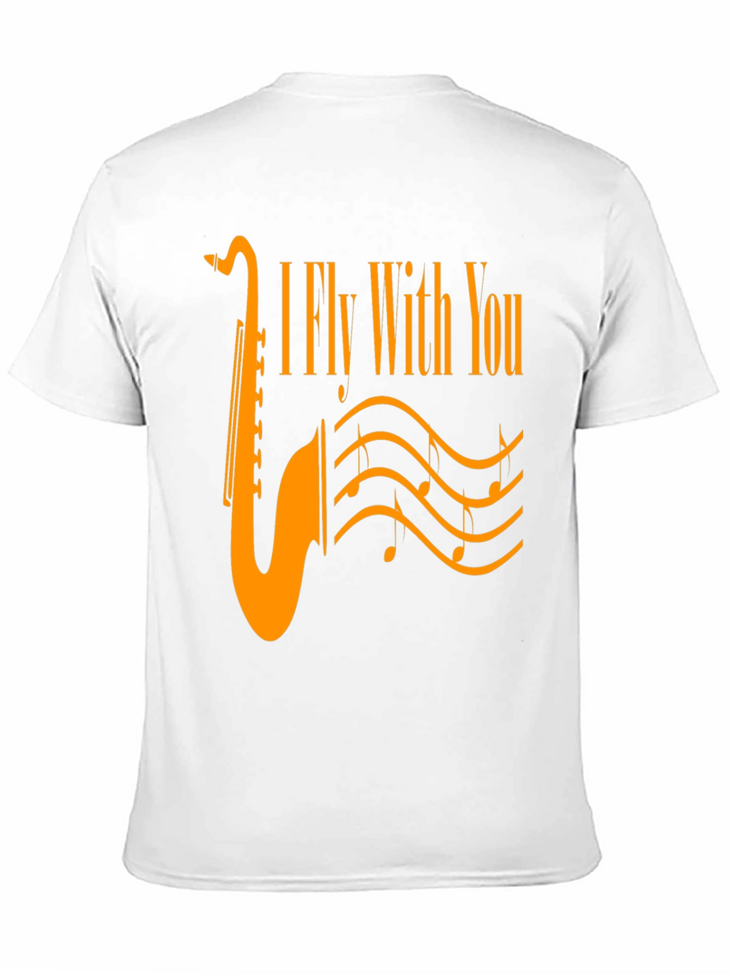 I Fly With You Saxophone Graphic T-Shirt