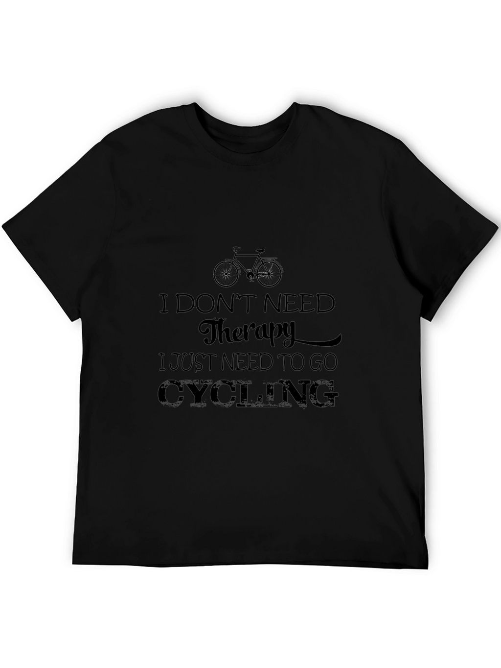 Cycling Therapy T-Shirt - Bike Lover Tee