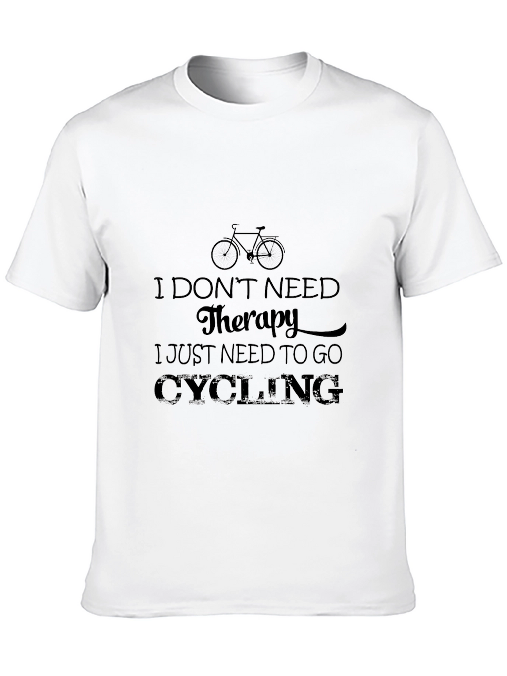 Cycling Therapy T-Shirt - Bike Lover Tee