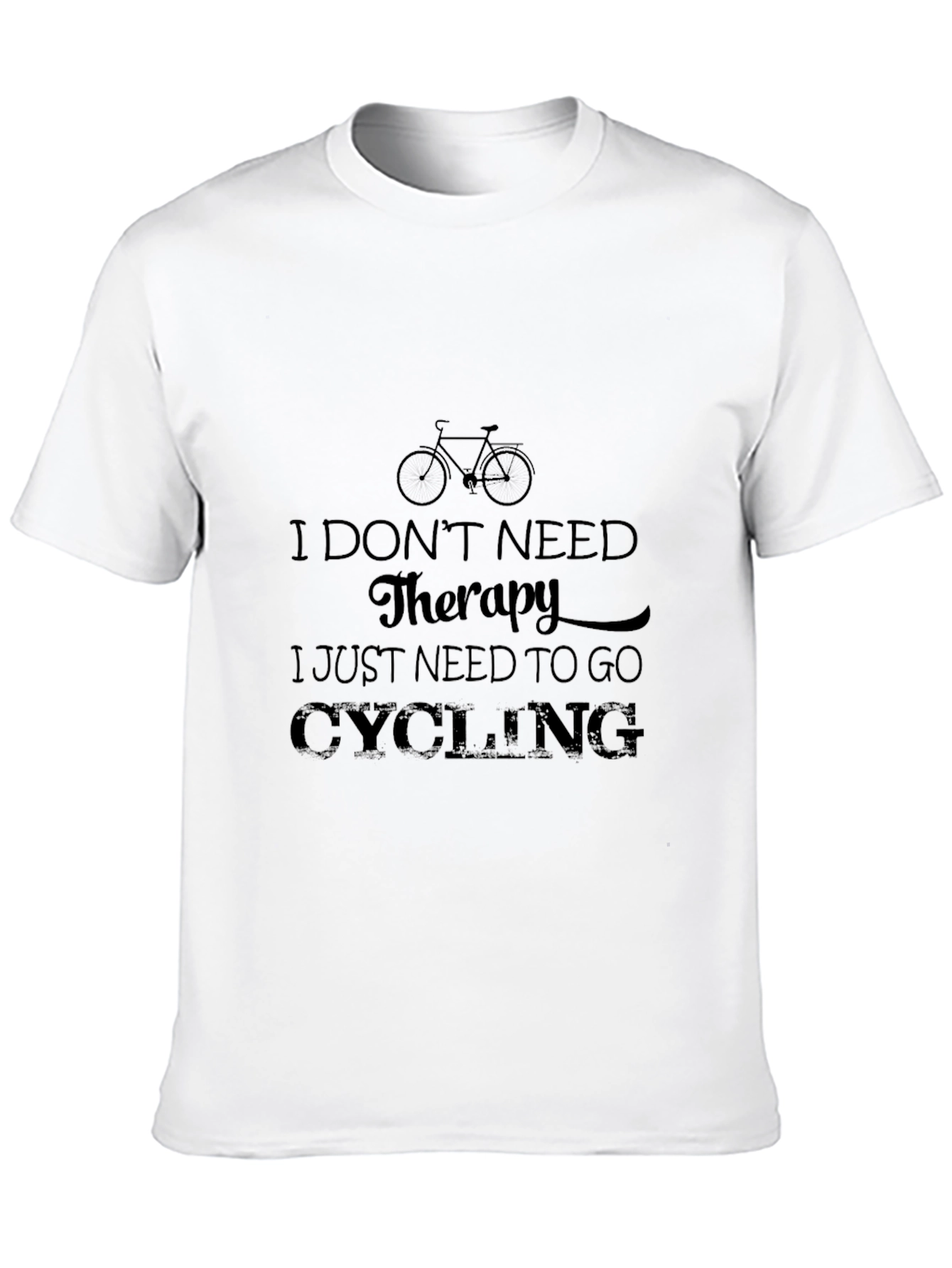 Cycling Therapy T-Shirt - Bike Lover Tee