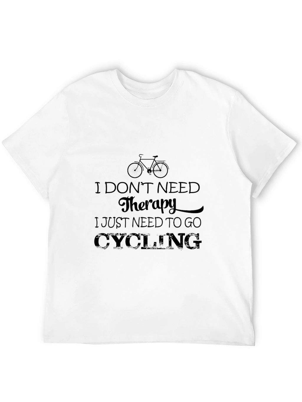 Cycling Therapy T-Shirt - Bike Lover Tee